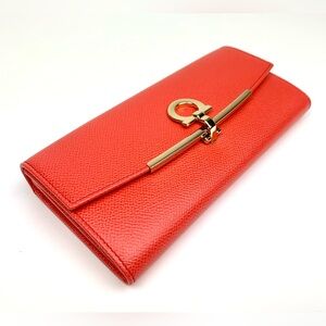 Salvatore Ferragamo Icona Clip Continental Wallet, new in box.